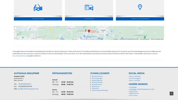 Website Screenshot: Autohaus Graupner GmbH - AH Graupner | Volkswagen, Nutzfahrzeuge, Audi-, Seat- u. Skoda Service - Date: 2023-06-16 10:11:07