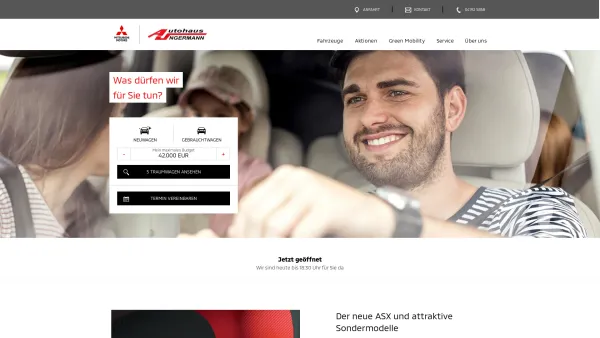 Website Screenshot: Autohaus Ungermann - Mitsubishi - Autohaus Ungermann, Inh. René Ungermann in Bad Bramstedt - Date: 2023-06-16 10:11:07