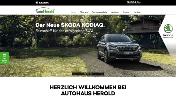 Website Screenshot: Autohaus Thomas Herold OHG -  Simply clever! - Autohaus Herold – Ihr ŠKODA Händler mit dem gewissen Extra - Date: 2023-06-16 10:11:07