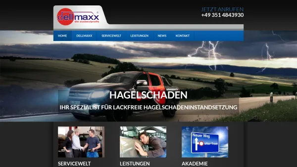 Website Screenshot: dellmaxx GmbH die ausbeulprofis - Ihr Profi für Smart Repair ? Dellmaxx | - Date: 2023-06-16 10:11:07