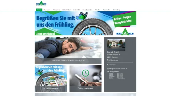 Website Screenshot: AUTOMEISTER · Bieniek GmbH -  Ihr Partner für alle Fahrzeugmarken - Bieniek GmbH - Ihr Automeister vor Ort - Date: 2023-06-16 10:11:07