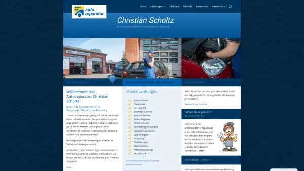 Website Screenshot: Autoreparatur Christian Scholtz - Startseite - Autoreparatur Scholtz - Date: 2023-06-16 10:11:07