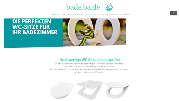 Website Screenshot: badezimmer-badshop.de - WC Sitz Shop-Ihr Online-Shop für hochwertige Toilettensitze - Date: 2023-06-16 10:11:10