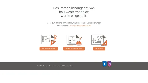 Website Screenshot: Westermann Baugesellschaft mbH & Co. KG - Immobilienangebot eingestellt - Date: 2023-06-16 10:11:13