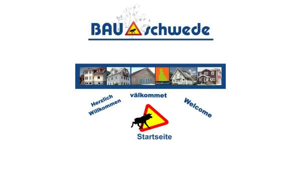 Website Screenshot: BAU - Schwede GmbH - Willkommen bei der Firma BAU-schwede GmbH - Fertigung skandinavischer Holzhäuser nach Maß - Date: 2023-06-16 10:11:13