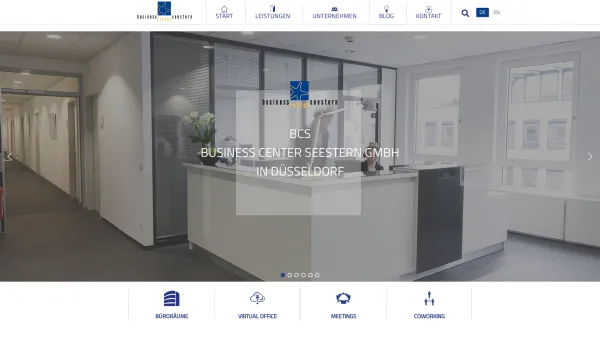 Website Screenshot: BCS -  Business Center Seestern GmbH - Business Center Seestern GmbH in Düsseldorf ǀ BCS - Date: 2023-06-16 10:11:13