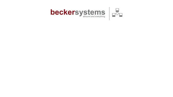 Website Screenshot: Beckersystems - Beckersystems - allround and everything - Date: 2023-06-16 10:11:16