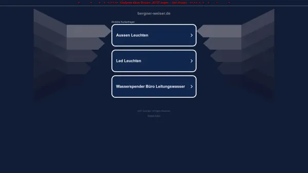 Website Screenshot: Bergner-Weiser GmbH -  Beleuchtungssysteme -  Qualität aus Tradition - bergner-weiser.de - Date: 2023-06-16 10:11:16