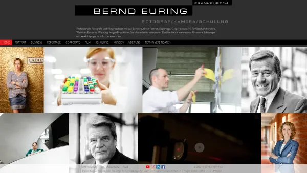 Website Screenshot: Bernd Euring Fotograf - Bernd Euring - Fotograf / Kamera / Schulung - Frankfurt/M. - Date: 2023-06-16 10:11:17