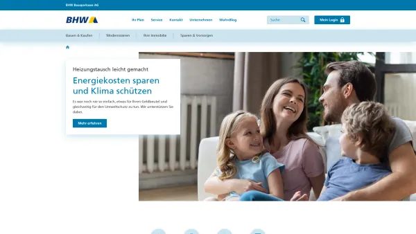 Website Screenshot: Postbank Finanzberatung AG - BHW Bausparkasse AG | BHW Deutschland - Date: 2023-06-20 14:44:20