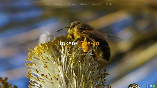 Website Screenshot: Imkerei Bee-Jo - Imkerei Bee-Jo, Leckerer Bienen Honig aus Ostwestfalen ? - Date: 2023-06-20 10:41:51