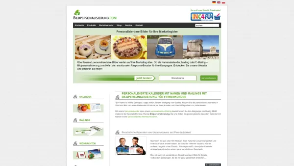 Website Screenshot: Bildpersonalisierung.com - Personalisierte Werbung » Bildpersonalisierung.com - Date: 2023-06-16 10:11:20