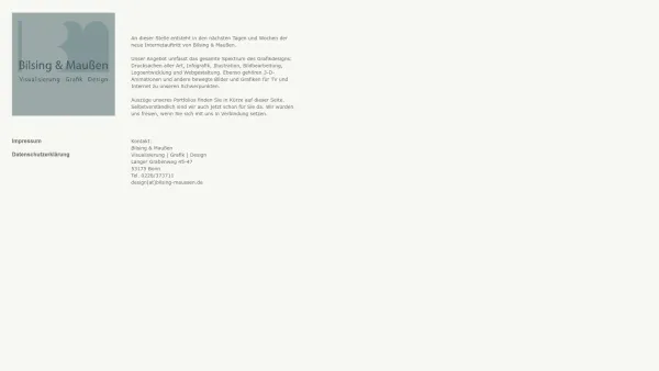 Website Screenshot: Bilsing & Maußen Grafik-Design - Bilsing & Maußen - Date: 2023-06-16 10:11:20