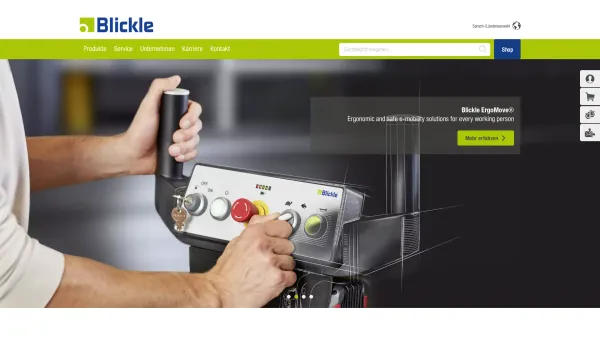 Website Screenshot: Blickle Räder+Rollen GmbH u. Co. KG -  Räder und Rollen, Transportgeräte - Ihr Räder und Rollen Hersteller für alle Einsatzbereiche | Blickle - Date: 2023-06-16 10:11:23