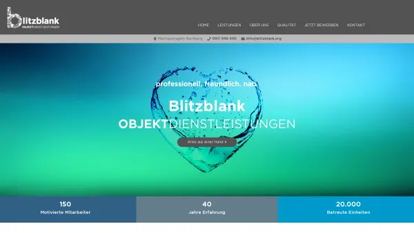 Website Screenshot: Blitzblank Hausmeisterservice - Blitzblank Hausmeisterservice – kompetent | flexibel | zuverlässig - Date: 2023-06-16 10:11:23