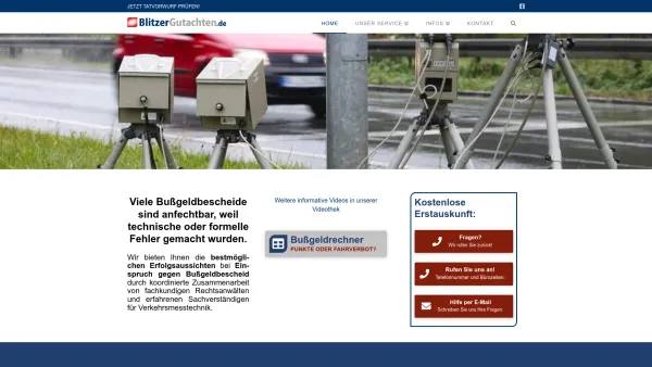 Website Screenshot: Blitzergutachten.de - Blitzer anfechten & Einspruch erheben mit BlitzerGutachten.de - Date: 2023-06-20 10:41:51