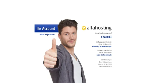 Website Screenshot: Blumenhaus & Gärtnerei Strauß - Webhosting und Webspace bei Alfahosting.de • Herzlich Willkommen auf alfa3043! - Date: 2023-06-16 10:11:23