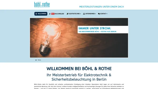 Website Screenshot: Böhl & Rothe GbR - Startseite - Date: 2023-06-16 10:11:23