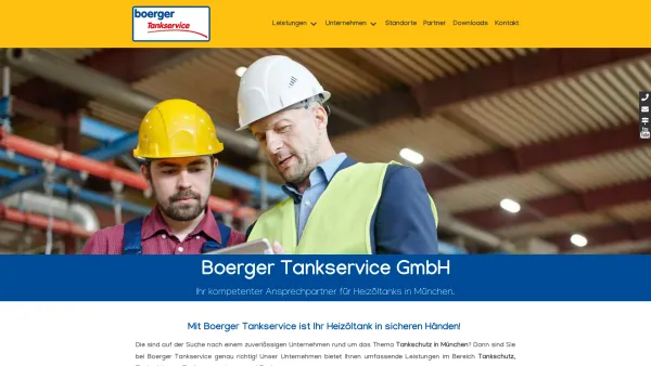 Website Screenshot: E. Boerger GmbH & Co. KG - Boerger Tankservice GmbH | Ihr Fachbetrieb für Heizöltanks München - Date: 2023-06-16 10:11:23