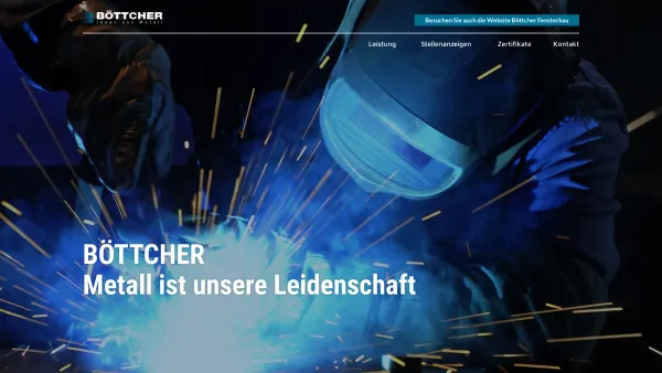 Website Screenshot: KBM Kai Böttcher Metallbau GmbH & Co. KG - Kai Böttcher Metallbau | Metall ist unsere Leidenschaft - Date: 2023-06-16 10:11:23
