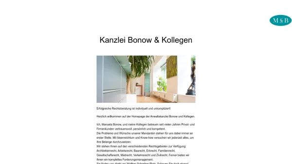 Website Screenshot: Kanzlei Bonow & Kollegen - - Rechtsanwaltskanzlei Bonow & Kollegen - Date: 2023-06-16 10:11:26