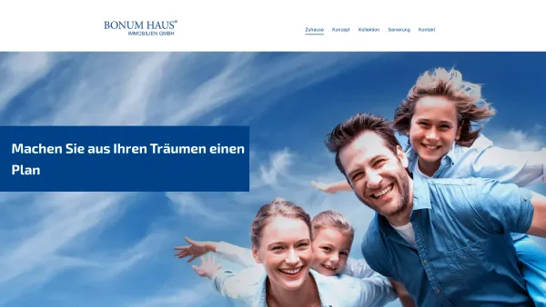 Website Screenshot: Bonum-Haus Immobilien GmbH - Zuhause - Date: 2023-06-16 10:11:26