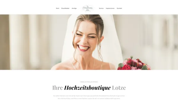 Website Screenshot: Ihre Hochzeits-Boutique Lotze - Hochzeitsboutique Lotze - Ihre Hochzeitsboutique - Date: 2023-06-16 10:11:26