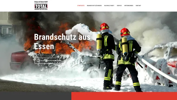 Website Screenshot: Knieps & Komm GmbH Brandschutz TOTAL - Brandschutz aus Essen – Knieps & Komm GmbH - Date: 2023-06-20 10:41:51