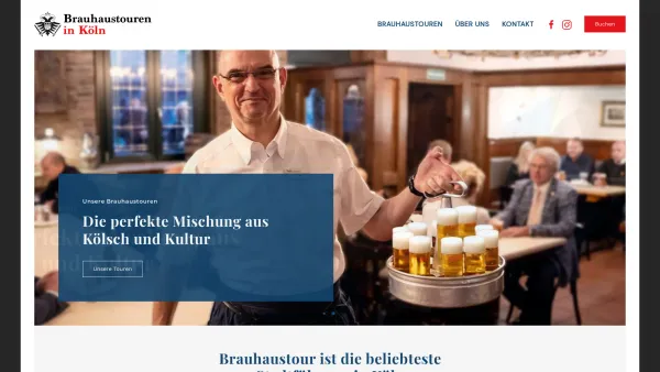 Website Screenshot: Brauhaustouren in Köln - Brauhaustouren Köln – Das beste aus Kölsch und Kultur in einer Stadtführung - Date: 2023-06-16 10:11:26
