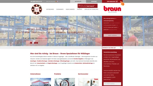 Website Screenshot: Friedrich Braun GmbH - Kugellager & Wälzlager im Kugellager-Shop - Friedrich Braun - Date: 2023-06-16 10:11:26