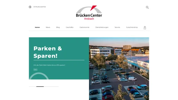 Website Screenshot: Brücken-Center -  ALLES IN EINEM. EINES FÜR  ALLE! - Home - Brückencenter Ansbach - Home - Date: 2023-06-16 10:11:26