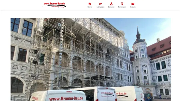 Website Screenshot: Brumm Bau GmbH -  Die Erfahrung macht's! - Home - Brumm Bau GmbH - Date: 2023-06-16 10:11:29