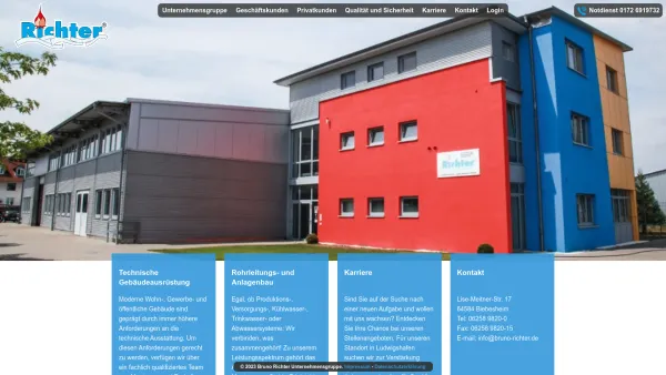 Website Screenshot: Bruno Richter GmbH - Bruno Richter Unternehmensgruppe - Date: 2023-06-16 10:11:29