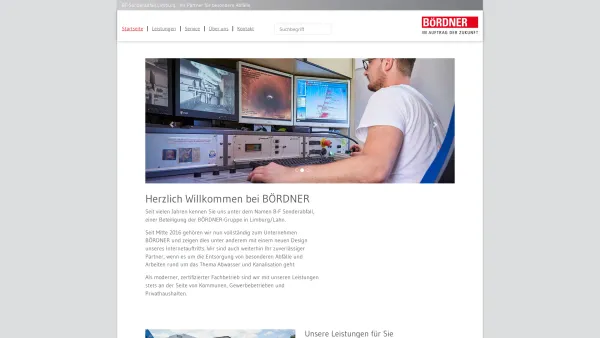 Website Screenshot: Sonderabfall -Entsorgungsgesellschaft Limburg B.-S GmbH & Co. KG - Startseite  - BF Sonderabfall - Date: 2023-06-16 10:11:29