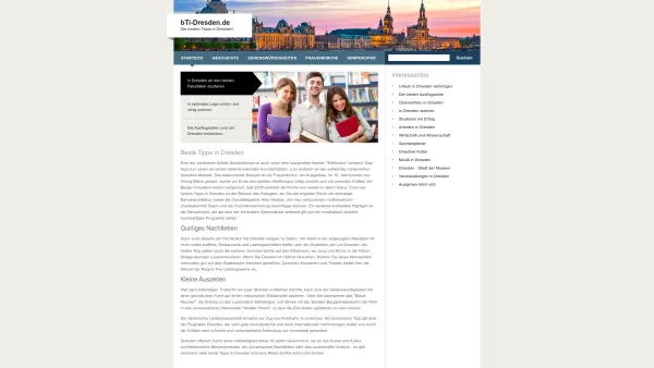Website Screenshot: BTI Technologieagentur Dresden GmbH - bTi-Dresden: Beste Tipps in Dresden - Date: 2023-06-16 10:11:29