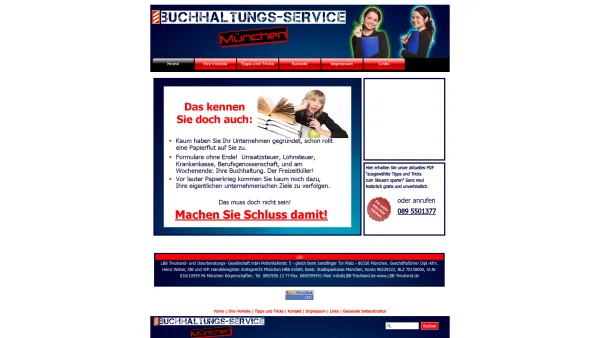 Website Screenshot: LBB Treuhand und Steuerberatungsgesellschaft mbH - LBB Treuhand- und Steuerberatungsgesellschaft - Date: 2023-06-16 10:11:29