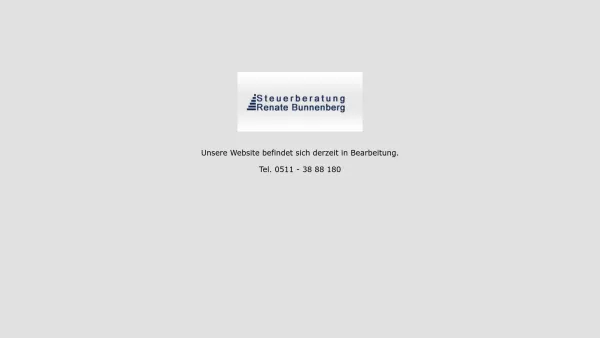 Website Screenshot: Steuerberatung Renate Bunnenberg - Steuerberatung Renate Bunnenberg Hannover - Date: 2023-06-16 10:11:29
