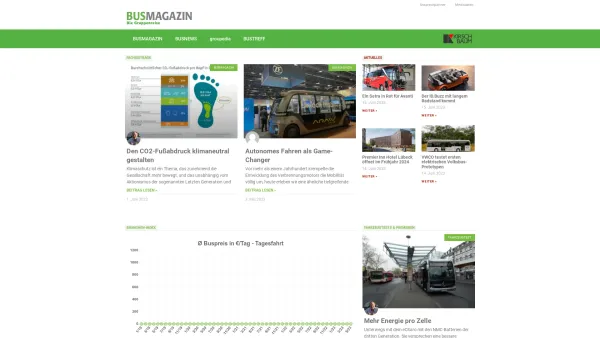 Website Screenshot: Kirschbaum Busmagazin - Busmagazin – Die Fachzeitschrift rund um die Personenbeförderung - Date: 2023-06-19 21:34:51