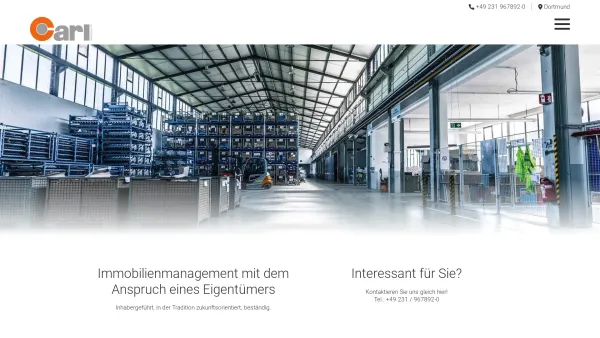 Website Screenshot: Carl GmbH & Comp. KG -  So macht man Facility  Management. - Carl Facility Management - Date: 2023-06-16 10:11:32