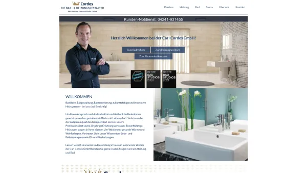 Website Screenshot: Carl Cordes GmbH - Carl Cordes GmbH - Date: 2023-06-16 10:11:32