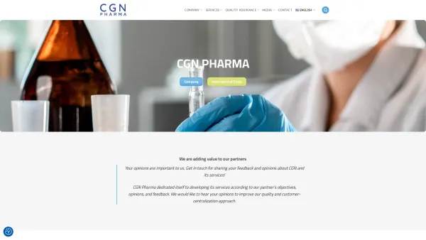 Website Screenshot: CGN Pharma GmbH - Home - CGN Pharma - Date: 2023-06-16 10:11:32
