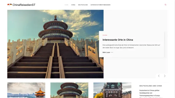 Website Screenshot: China Reisen und China Urlaub - ChinaReisedienST - Erstaunliche Fahrten - Date: 2023-06-16 10:11:33