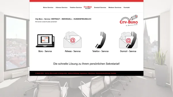 Website Screenshot: CB Citybüro GmbH -  Wir sind die kompetente Verbindung  zu Ihren Kunden - Service und Know-How sind unser Geschäft - Home - City Büro - Date: 2023-06-16 10:11:33