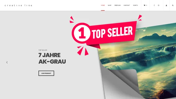 Website Screenshot: Creative Line - Creativeline Werbeagentur GmbH – Werbeagentur und Großformatdruckerei - Date: 2023-06-16 10:11:36