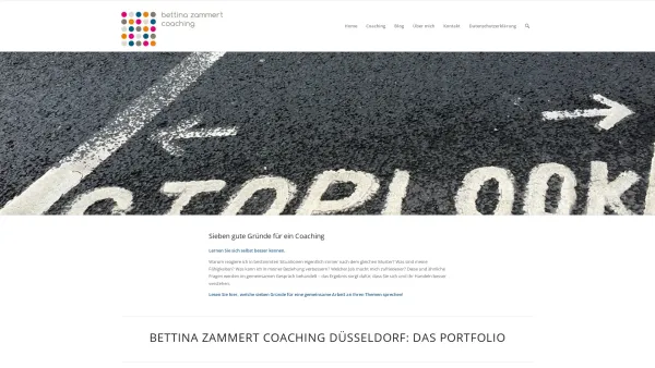Website Screenshot: Bettina Zammert Coaching - Coaching Düsseldorf – Coaching-Praxis Bettina Zammert - Date: 2023-06-16 10:11:36