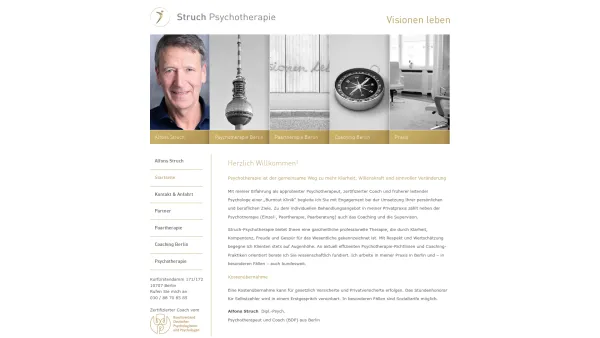 Website Screenshot: Psychotherapie & Coaching Struch - Psychotherapie in Berlin (Charlottenburg) | Struch Psychotherapie - Date: 2023-06-16 10:11:36
