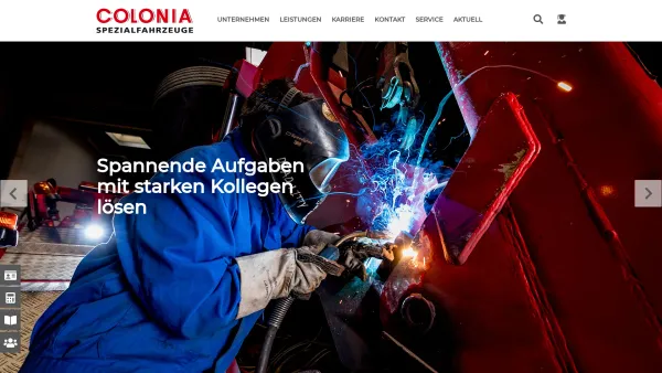 Website Screenshot: Colonia Spezialfahrzeuge Gottfried Schönges GmbH & Co. KG - COLONIA Spezialfahrzeuge | Kranarbeiten & Schwertransporte - Date: 2023-06-16 10:11:36