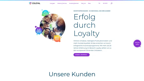 Website Screenshot: Coloyal GmbH - Incentiveprogramme – so individuell wie Ihre Kunden! | Coloyal - Date: 2023-06-20 10:41:54