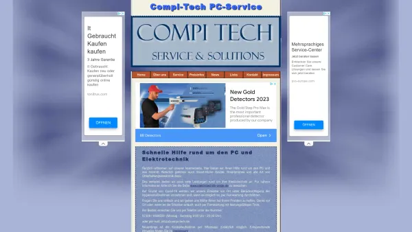 Website Screenshot: Compi-Tech PC-Service - www.compi-tech.de - Date: 2023-06-20 10:41:54