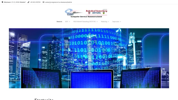 Website Screenshot: CSH Computerservice Hammerschmid - Startseite - Date: 2023-06-16 10:11:36